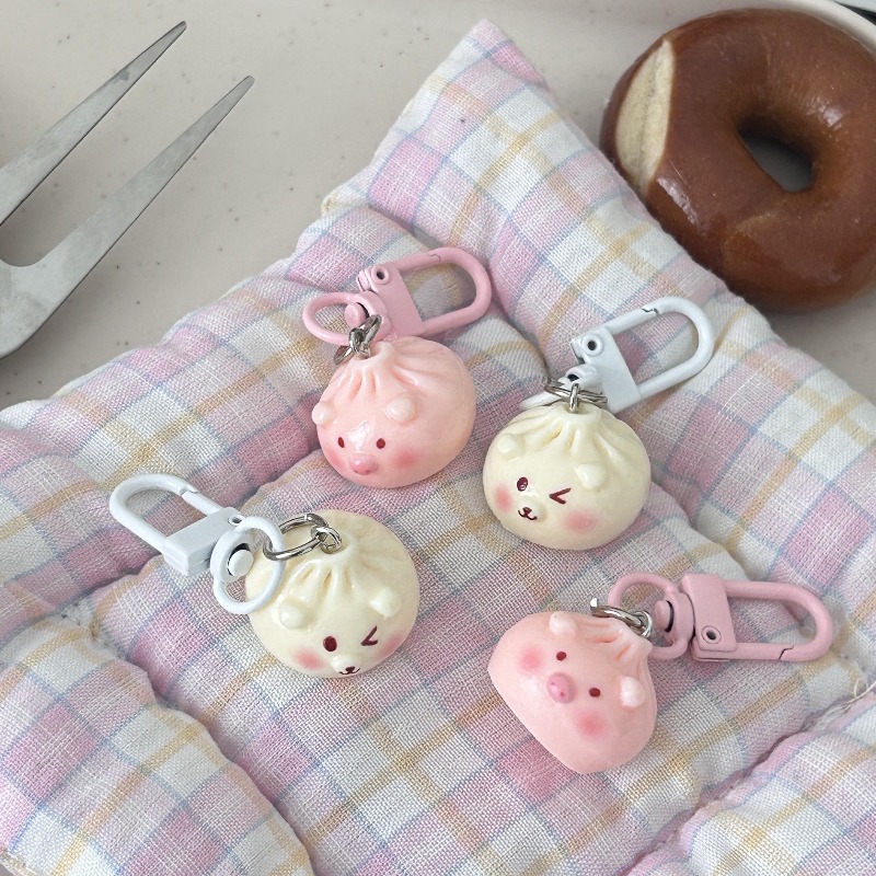 Car Accessories Bunnings - Kawaii mini stoombroodje sleutelhanger voor meisjes