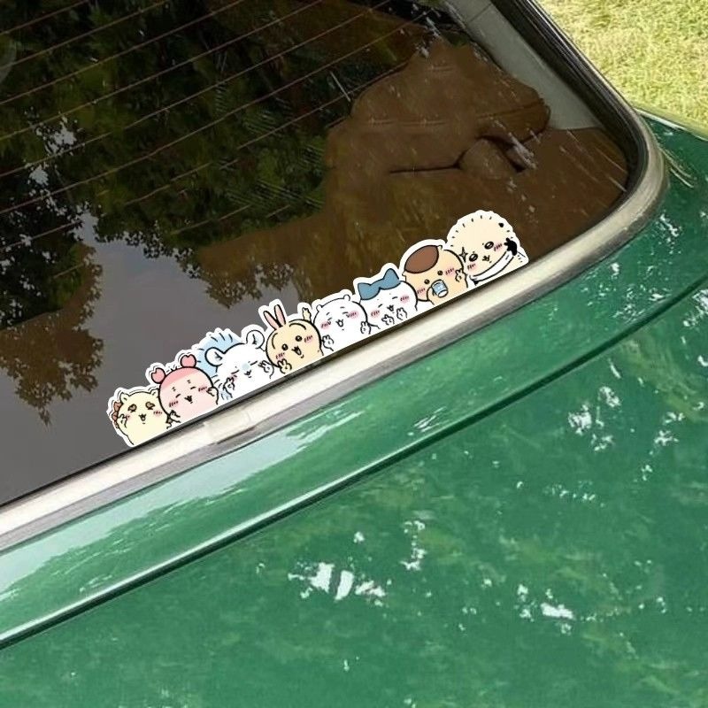 Car Accessories Girl - Kawaii Chiikawa schattige cartoon statische cling