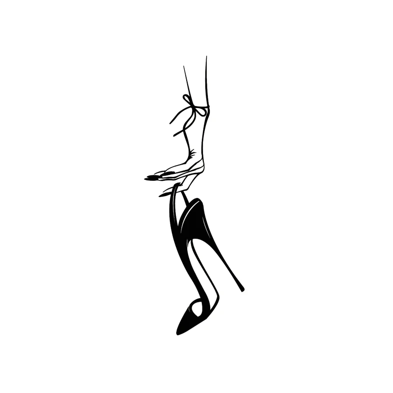 Car Accessories Girl - 15 cm vrouw hand stiletto schoen
