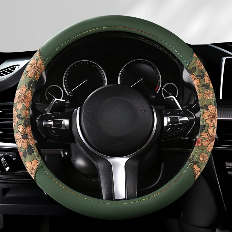 Car Accessories Cork - Fit Napa stuurhoes met kurkprint -