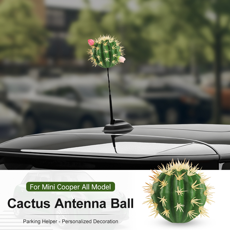 Car Accessories You Need - Autodakantenne Cactusvormige schuimbal voor Mini Cooper