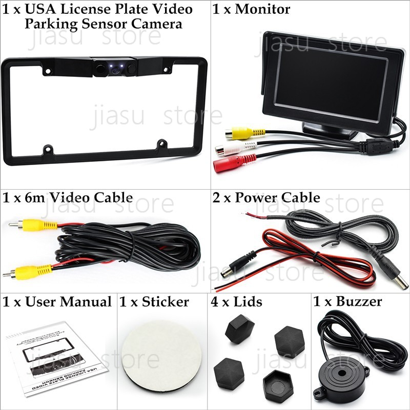 3-in-1 auto parkeersensor acht - Parking Sensor Reverse recensie en prijs