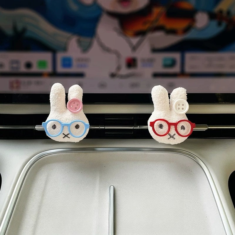 Schattig konijn met bril Auto  - Car Air Freshener Vent recensie en prijs