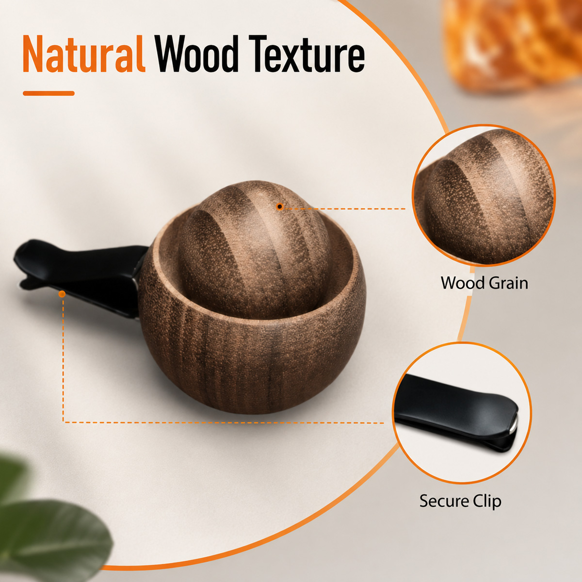 YONGRUN Auto Diffuser Bal Natu - Car Air Freshener Vent recensie en prijs