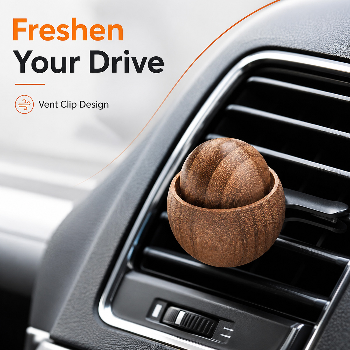 YONGRUN Auto Diffuser Bal Natu - Car Air Freshener Vent recensie en prijs